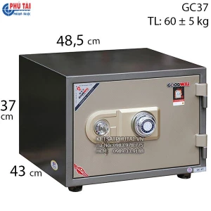 Két sắt Goodwill GC37 Cơ đổi mã có báo động