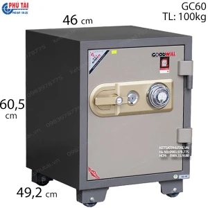 Két sắt Goodwill khóa cơ đổi mã GC60 chống cháy chống nước