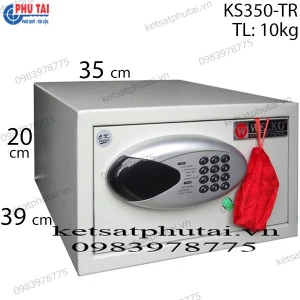 Két sắt khách sạn Welko KS350-TR trắng