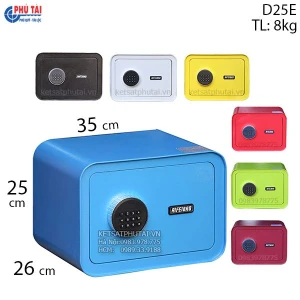 Két sắt mini điện tử Aifeibao D25E nhập khẩu chính hãng