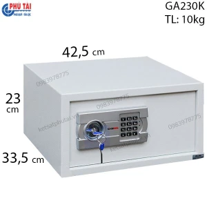 Két sắt mini Goodwill có chìa GA230K
