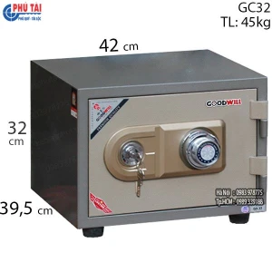 Két sắt mini Goodwill GC32 cơ báo động