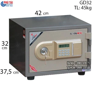 Két sắt mini Goodwill GD32 điện tử báo động