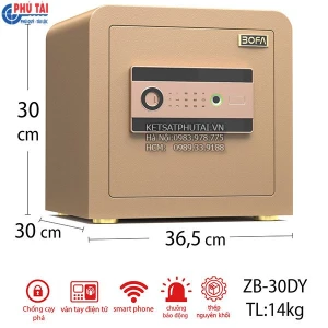 Két sắt mini nhập khẩu Bofa ZB-30DY khóa vân tay điện tử