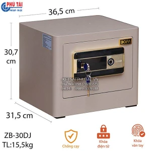 Két sắt mini vân tay điện tử BOFA ZB-30DJ nhập khẩu