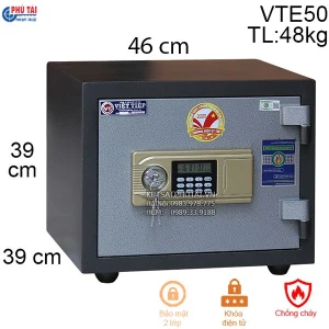 Két sắt mini Viêt Tiệp VTE50 điện tử báo động