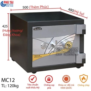 Két sắt Samurai MC12 khóa cơ đổi mã có định vị