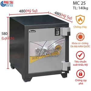 Két sắt Samurai MC25 khóa cơ đổi mã có định vị