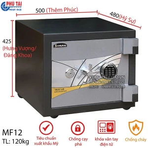 Két sắt Siêu cường Samurai MF12 khóa vân tay điện tử