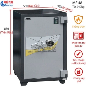 Két sắt Siêu cường Samurai MF48 vân tay điện tử