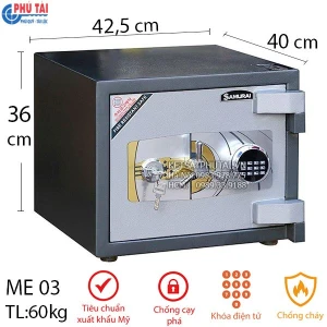 Két sắt thép tấm Siêu cường Samurai ME03 điện tử