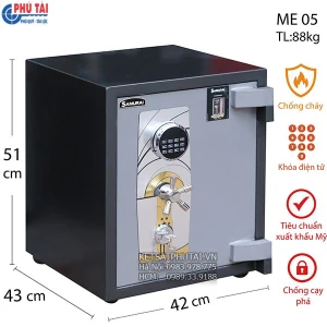 Két sắt thép tấm Siêu cường Samurai ME05 điện tử