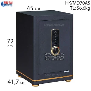 Két sắt Thông minh Aifeibao HK/MD70AS Vân tay Điện tử App điện thoại