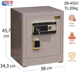 Két sắt vân tay điện tử Bofa ZB-45DJ nhập khẩu