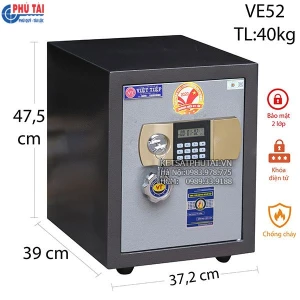 Két sắt Việt Tiệp VE52 khoá điện tử mẫu mới