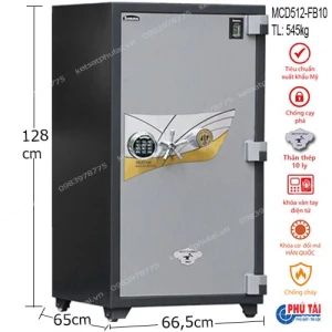 Két sắt vỏ thép 10ly Samurai MCD512-FB10 két trong két