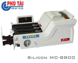 Máy đếm tiền phát hiện tiền giả Silicon MC-8800