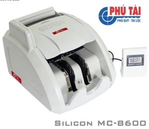 Máy đếm tiền thông minh phát hiện tiền siêu giả Silicon MC-8600