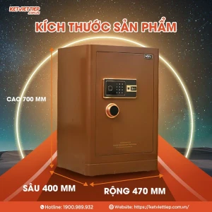 Két sắt Bofa BF-V-70BS2 Công Nghệ Vân Tay Điện Tử, Kết Nối App