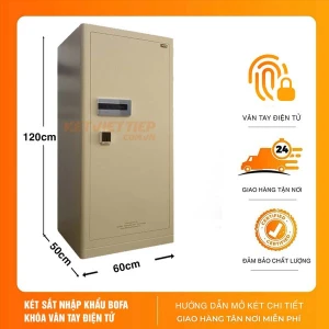 Két sắt Bofa FDG-A1/D-120 Công Nghệ Khóa Vân Tay Điện Tử, Kết Nối Thông Minh Điện Thoại