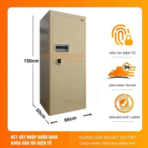 Két sắt Bofa FDG-A1/D-150 Công Nghệ Khóa Vân Tay Điện Tử Thông Minh