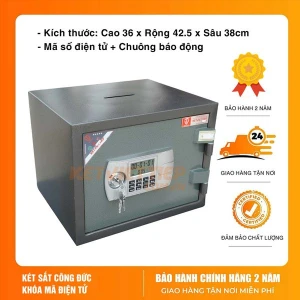 Két Sắt Mini Hòm Công Đức khoét nóc CBD36DT Khóa Điện Tử