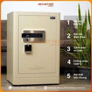 Két Sắt nhập khẩu Bofa FDG-A1/D-70 Khóa Vân Tay Điện Tử, Kết nối app thông minh