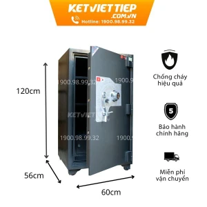 Két Sắt Việt Tiệp Cao Cấp Cỡ Lớn Loại To KCC265 Khóa Cơ Đổi Mã
