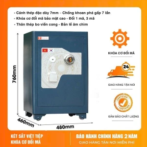 Két Sắt Việt Tiệp KSC76 Khóa Cơ Đổi Mã: Dòng Siêu Cường Mẫu Mới Cho Khách Hàng Ưu Tiên Sự Bền Bỉ