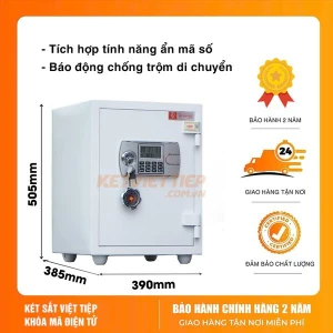 Két Sắt Việt Tiệp KV486BL Điện Tử Chống Cháy Chính Hãng