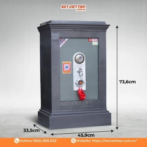 Két Sắt Việt Tiệp KVT93KC Khóa Cơ