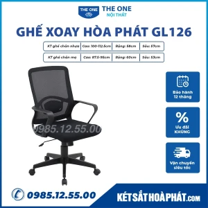 Ghế xoay Hòa Phát The One GL126 chính hãng, giá rẻ
