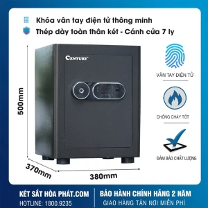 Két sắt Century chống cháy SC55VTDT Vân Tay Điện Tử Chính Hãng