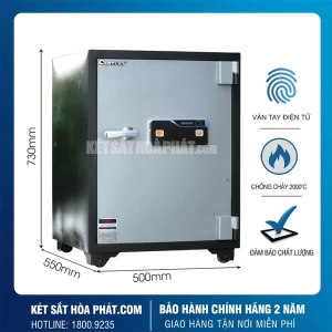 Két sắt chống cháy Century 75VTDT khóa vân tay điện tử