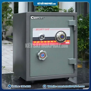 Két sắt chống cháy mini Century MN50KC khóa cơ