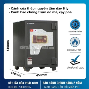Két sắt điện tử siêu cường chống cháy Century SC90