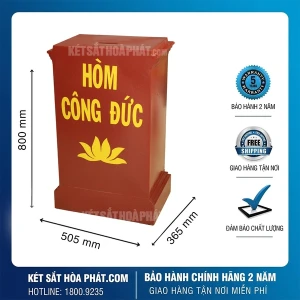 Két sắt khóa điện tử KCD800 cánh đỏ
