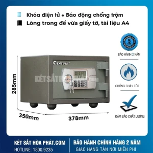 Két Sắt Mini Điện Tử Century CF20