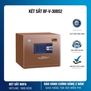 Két Sắt Mini Nhập Khẩu Bofa BF-V30BS2 Khóa Điện Tử Vân Tay