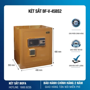Két Sắt Mini Nhập Khẩu Bofa BF-V45BS2 Khóa Điện Tử Vân Tay
