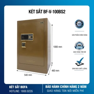 Két Sắt Nhập Khẩu Bofa BF-V100BS2 Khóa Điện Tử Vân Tay