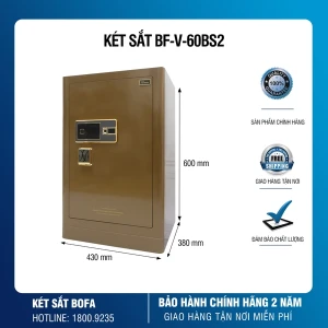 Két Sắt Nhập Khẩu Bofa BF-V60BS2 Khóa Điện Tử Vân Tay