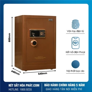 Két Sắt Nhập Khẩu Bofa BF-V80BS2 Khóa Điện Tử Vân Tay