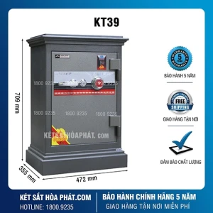 Két Sắt Tài Lộc Hòa Phát KT39 Khóa Cơ Đổi Mã Chính Hãng