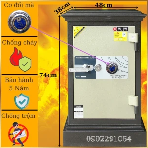 Két sắt Hàn Quốc Trusafe C45DM khóa cơ đổi mã chống cháy