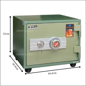 Két sắt hòa phát The one KS35N khóa cơ đổi mã cỡ nhỏ để tủ