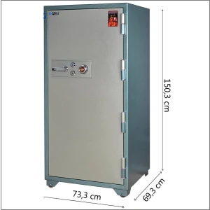 Két sắt hòa phát The one KS400K2C1 khóa cơ đổi mã to cỡ lớn cao 1m5