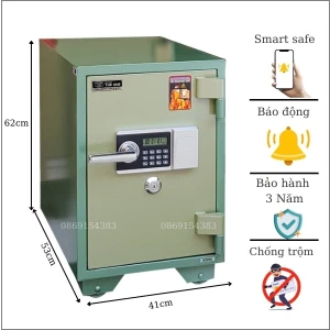 Két sắt thông minh Hòa Phát The one SS90K1DT Smart báo động về điện thoại