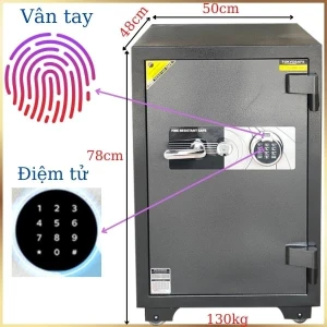 Két sắt TOKYO TKO79F vân tay chính hãng màu đen