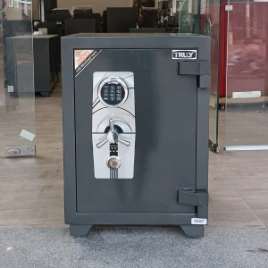 Két sắt Truly TS67FE kết nối điện thoại mở vân tay điện tử